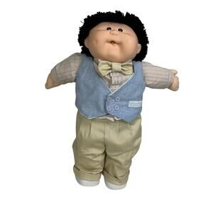 VTG 1987 Cabbage Patch Kids Boy Doll Tongue Sticking Out #18 HM Coleco